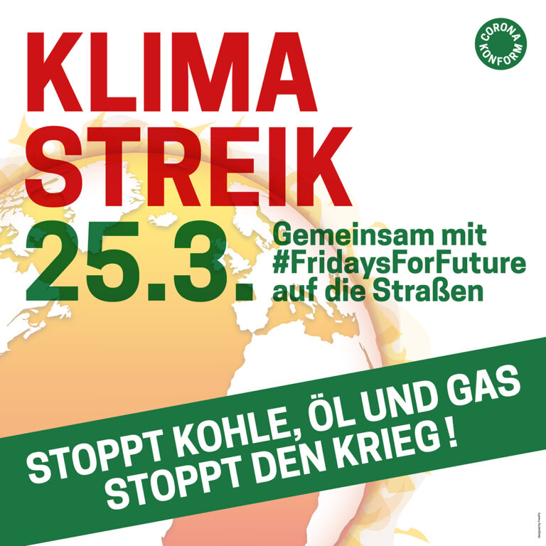 Globaler Klimastreik am 25. März
