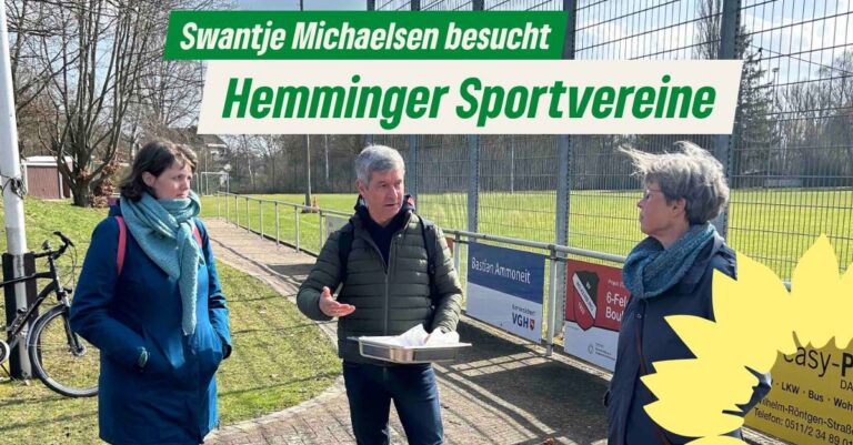 Swantje Michaelsen besucht Hemminger Sportvereine